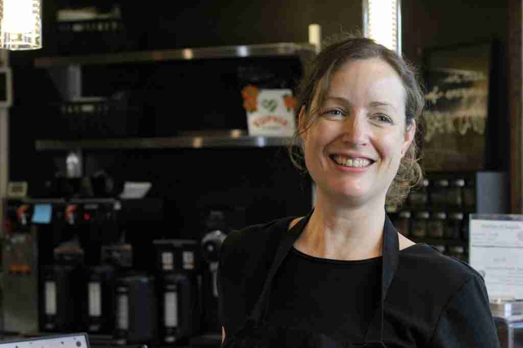 Genevieve Atwood, owner of Euphie d’ici café and smoothie shop in Embrun.